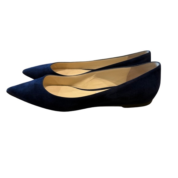 JIMMY CHOO Romy suede ballet flats - Navy - - Picture 2 of 13
